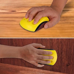 12 Hook And Loop Hand Sanding Block Round Pad Woodworking