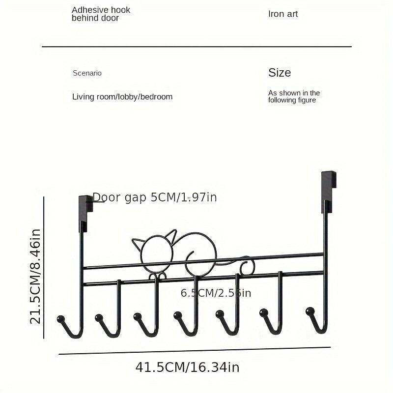 1pc Over the Door Hook for Easy Storage and Organization