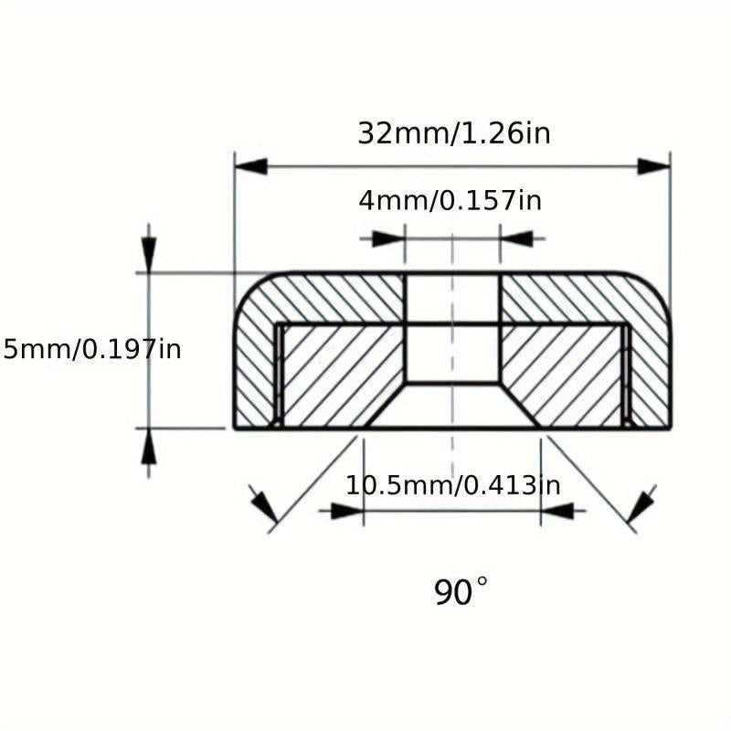 32 X 5 Mm Strong Neodymium Magnets