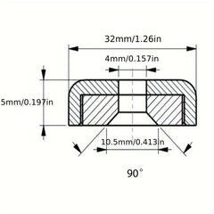 32 X 5 Mm Strong Neodymium Magnets