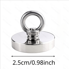 Neodymium Magnetic Fishing Magnet with Countersunk Eyebolt