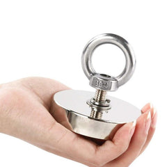 Neodymium Magnetic Fishing Magnet with Countersunk Eyebolt