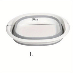 Plastic Folding Basins Portable Wash Basins Laundry Tub Adult Baby Bath Basin