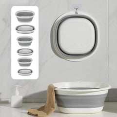 Plastic Folding Basins Portable Wash Basins Laundry Tub Adult Baby Bath Basin