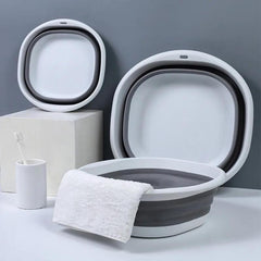 Plastic Folding Basins Portable Wash Basins Laundry Tub Adult Baby Bath Basin