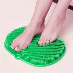 Silicone Back Exfoliating Wash Pad - Bath Scrubber for Massage