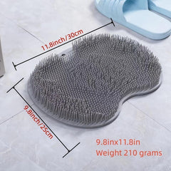 Silicone Back Exfoliating Wash Pad - Bath Scrubber for Massage