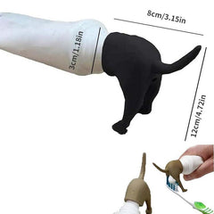 Dog Poop Toothpaste Cap Funny Creative Dog Butt Shape Toothpaste Cap Dispenser