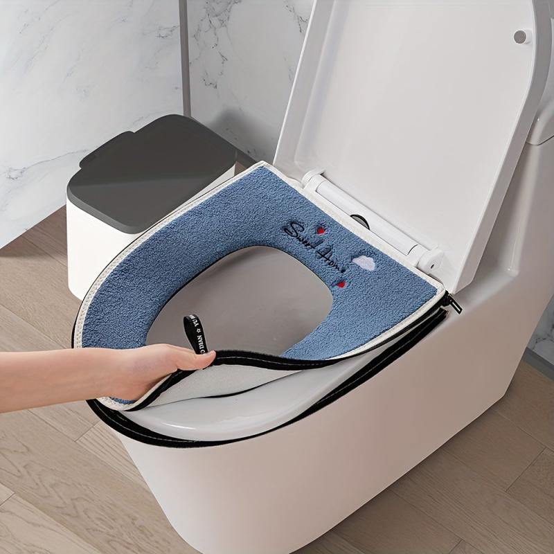 Toilet Mat Soft Washable Seat Cover Bathroom Accessories