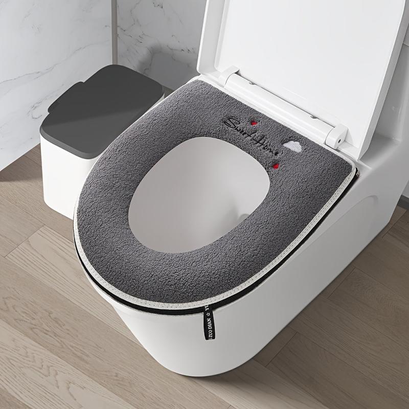 Toilet Mat Soft Washable Seat Cover Bathroom Accessories