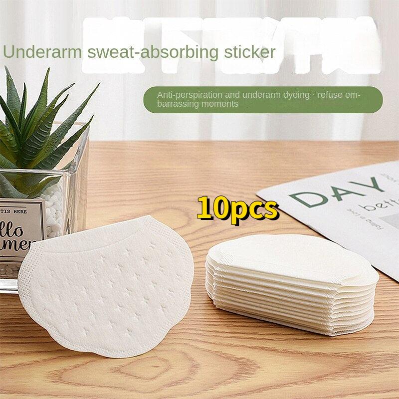10pcs Underarm Sweat Absorbing Patch Armpit Anti Sweat Patch