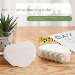 10pcs Underarm Sweat Absorbing Patch Armpit Anti Sweat Patch