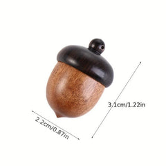 Mini Sandalwood Medicine Pill Box Portable Tablets Storage Sealed Can