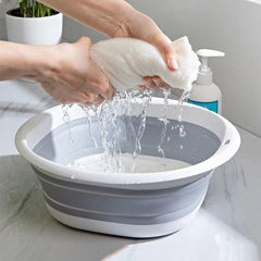 Portable Plastic Folding Washbasin Adult Baby Bathtub