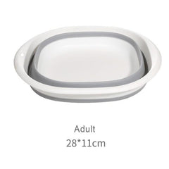 Portable Plastic Folding Washbasin Adult Baby Bathtub