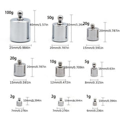 17pcs Precision Weight Set 10mg 100g Calibration Steel Kit Set