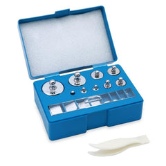 17pcs Precision Weight Set 10mg 100g Calibration Steel Kit Set