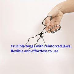 Crucible Tongs Pliers for Melting Stove Clamp Graphite Quartz Crucibles