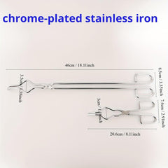 Crucible Tongs Pliers for Melting Stove Clamp Graphite Quartz Crucibles