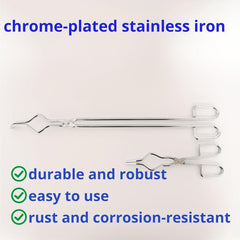 Crucible Tongs Pliers for Melting Stove Clamp Graphite Quartz Crucibles
