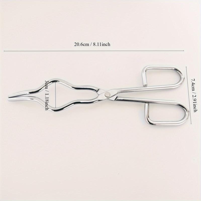 Crucible Tongs Pliers for Melting Stove Clamp Graphite Quartz Crucibles