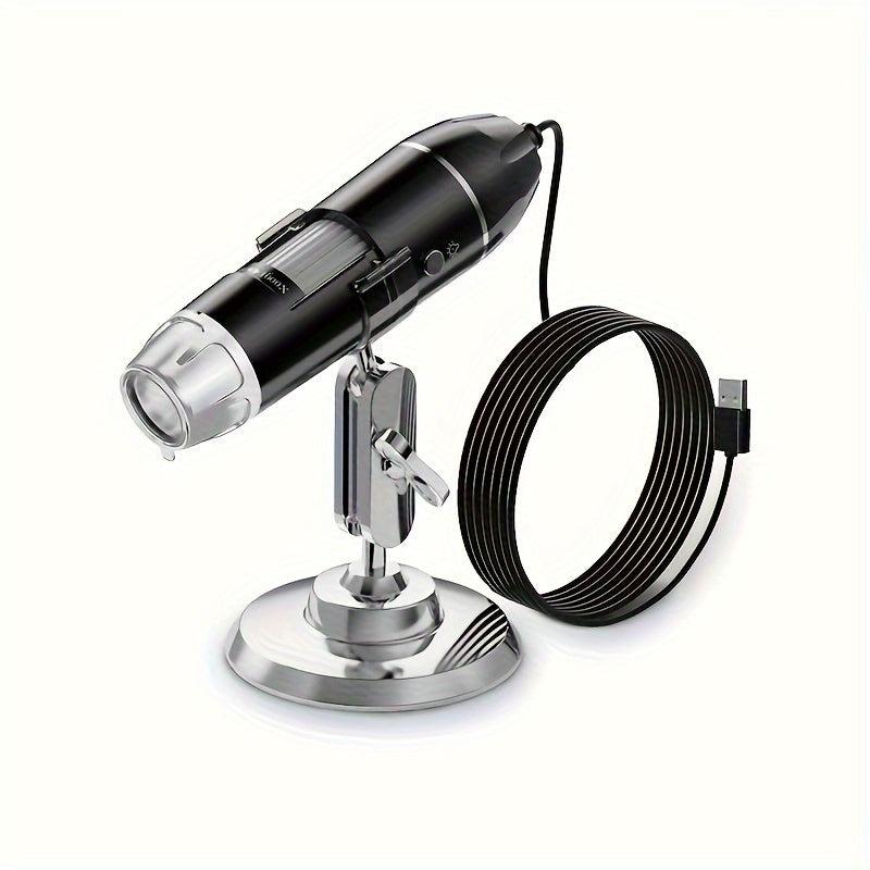 3 in 1 HD Digital Microscope Support Mobile Phone Android Computer 1600X
