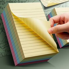 200 Colorful Horizontal Line Sticky Notes Student Office Use