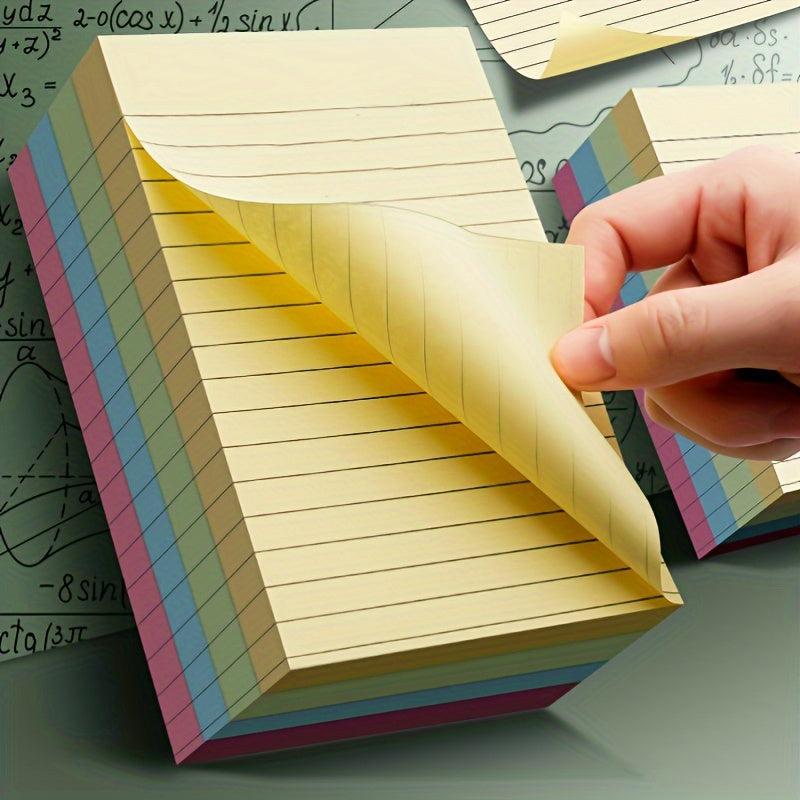 200 Colorful Horizontal Line Sticky Notes Student Office Use