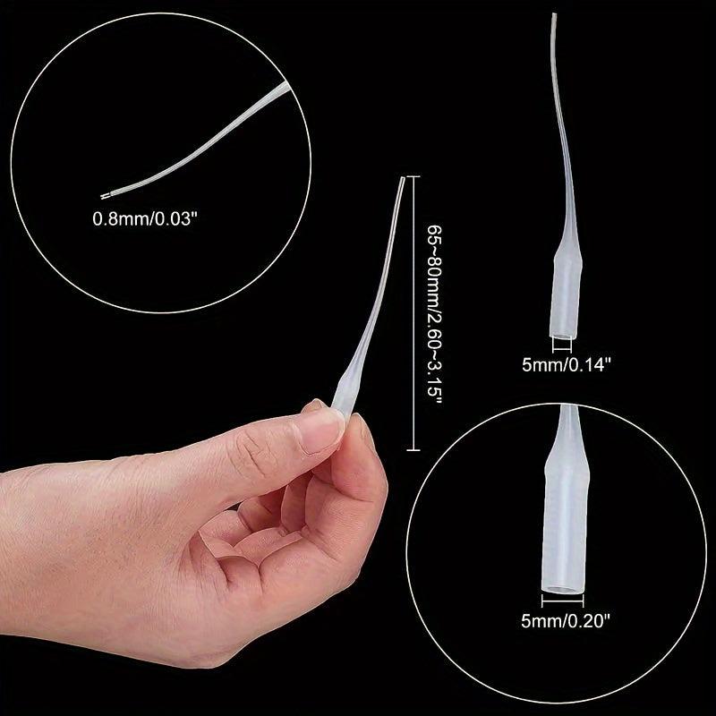 50pcs/100pcs Precision Glue Dispenser Nozzle for Hobbyists and Laboratories