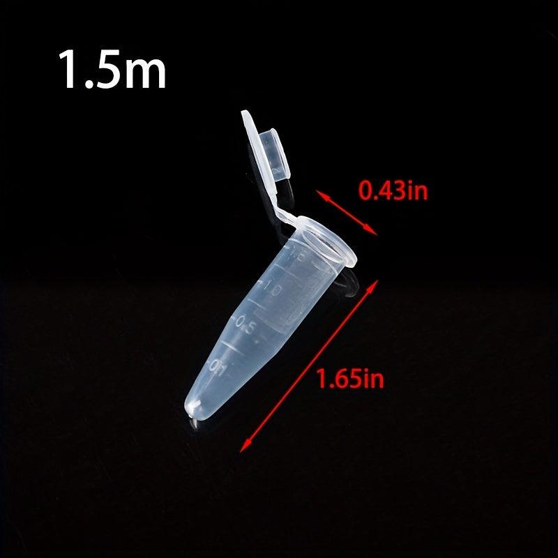 Snap Lid Centrifugal Tube Set 1.5 2.5 10 15ml Transparent Scale Lab Sample Tube