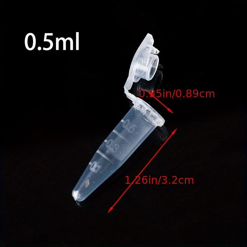 Snap Lid Centrifugal Tube Set 1.5 2.5 10 15ml Transparent Scale Lab Sample Tube