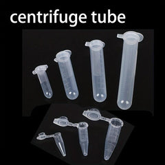 Snap Lid Centrifugal Tube Set 1.5 2.5 10 15ml Transparent Scale Lab Sample Tube