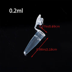 Snap Lid Centrifugal Tube Set 1.5 2.5 10 15ml Transparent Scale Lab Sample Tube