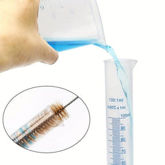 9pcs Plastic Cylinders & Beakers Set with 4 Bottles & 5 Cups