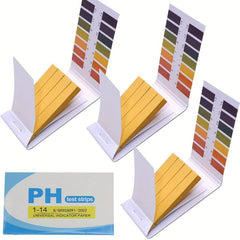 3 Pack PH 1-14 Test Paper 240 Strips with Storage Case