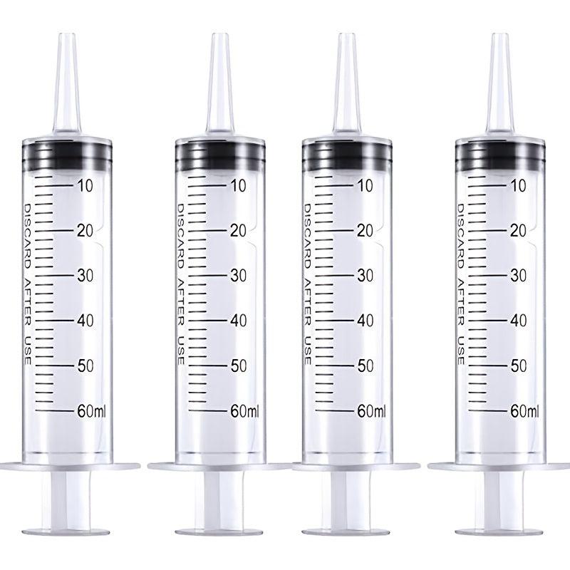 4pcs Industrial Syringe Liquid Measurement Tool for Laboratories Dispensing