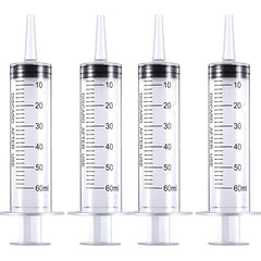 4pcs Industrial Syringe Liquid Measurement Tool for Laboratories Dispensing
