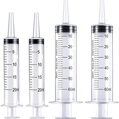 4pcs Industrial Syringe Liquid Measurement Tool for Laboratories Dispensing