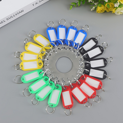 50pcs Plastic PP Key Tag Room Hotel Key Tag Label Key Chain