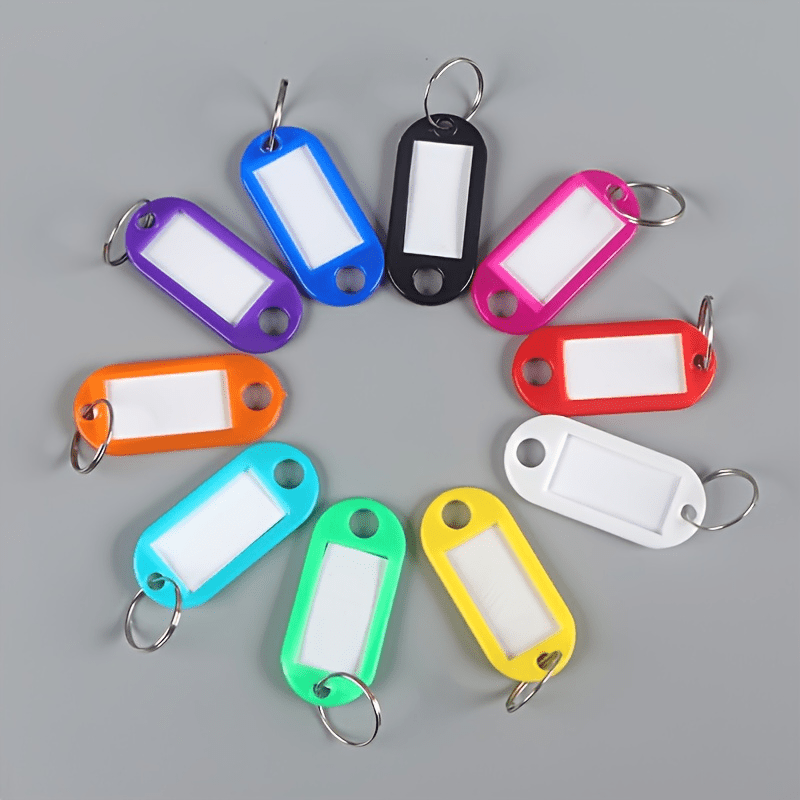 50pcs Plastic PP Key Tag Room Hotel Key Tag Label Key Chain