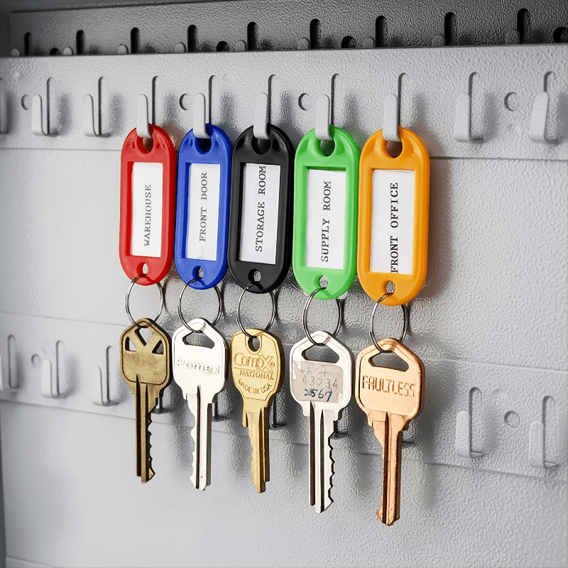 50pcs Plastic PP Key Tag Room Hotel Key Tag Label Key Chain