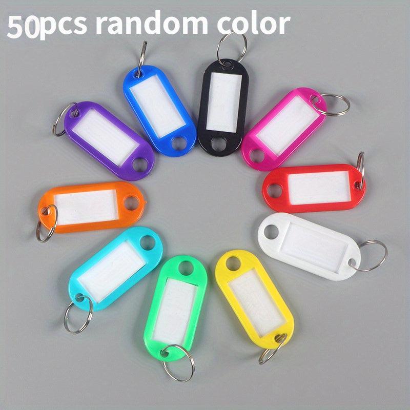 50pcs Plastic PP Key Tag Room Hotel Key Tag Label Key Chain