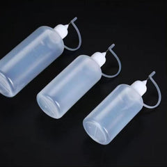 3pcs 10ML 30ML Sealing Glue Bottle Craft Tool DIY Glue Applicator Needle