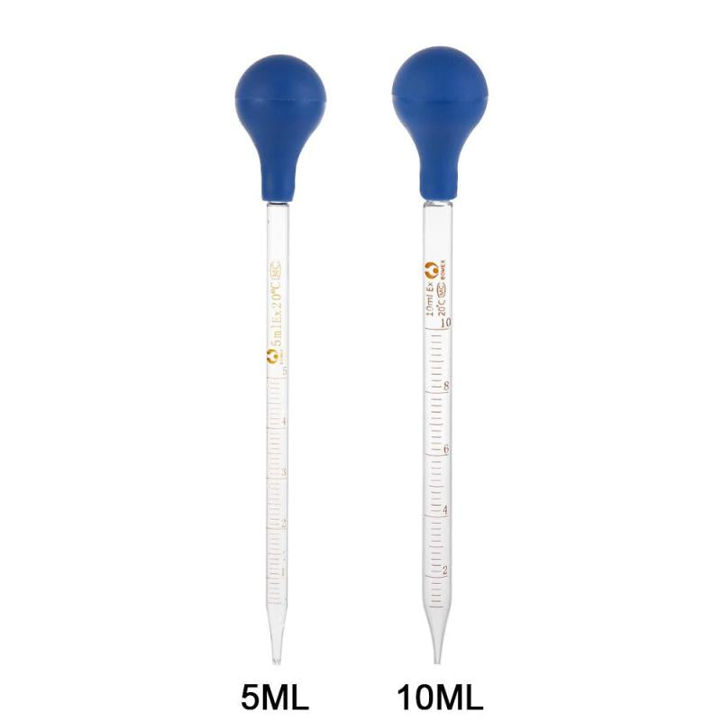 Rubber Head Glass Dropper Lab Dropper 5ml 10ml