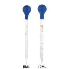 Rubber Head Glass Dropper Lab Dropper 5ml 10ml