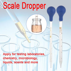 Rubber Head Glass Dropper Lab Dropper 5ml 10ml
