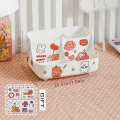 Kid's Desk Organizer Box with Phone Holder