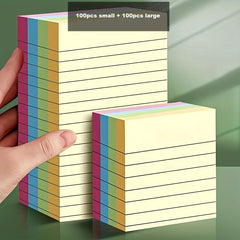 200pcs Colorful Sticky Note 4 Colors Student Memo Pad Self Stick Note Pads