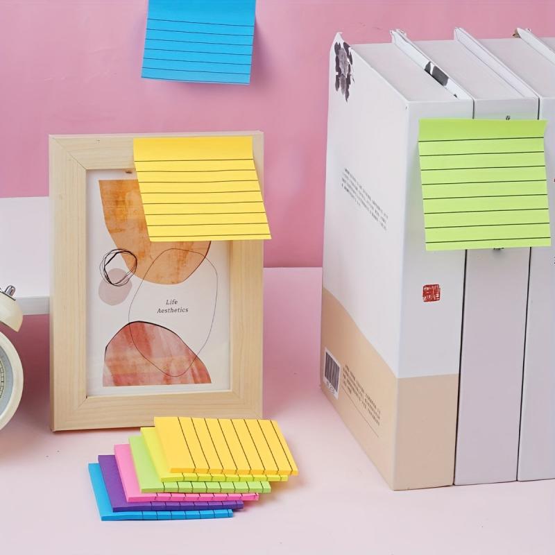 200pcs Colorful Sticky Note 4 Colors Student Memo Pad Self Stick Note Pads
