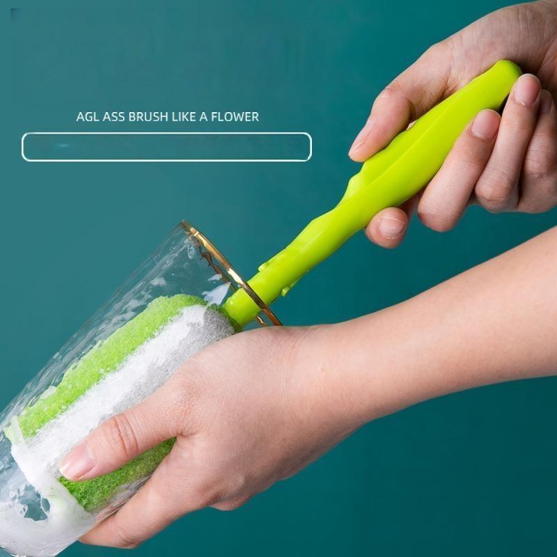 Long Handle Cup Brush Household Cleaning Tool No Dead Angle Washing Cup Artifact